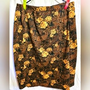 Karen Scott II 100% cotton skirt Size 24W